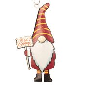 USC Trojans SC Interlock Metal Gnome Ornament